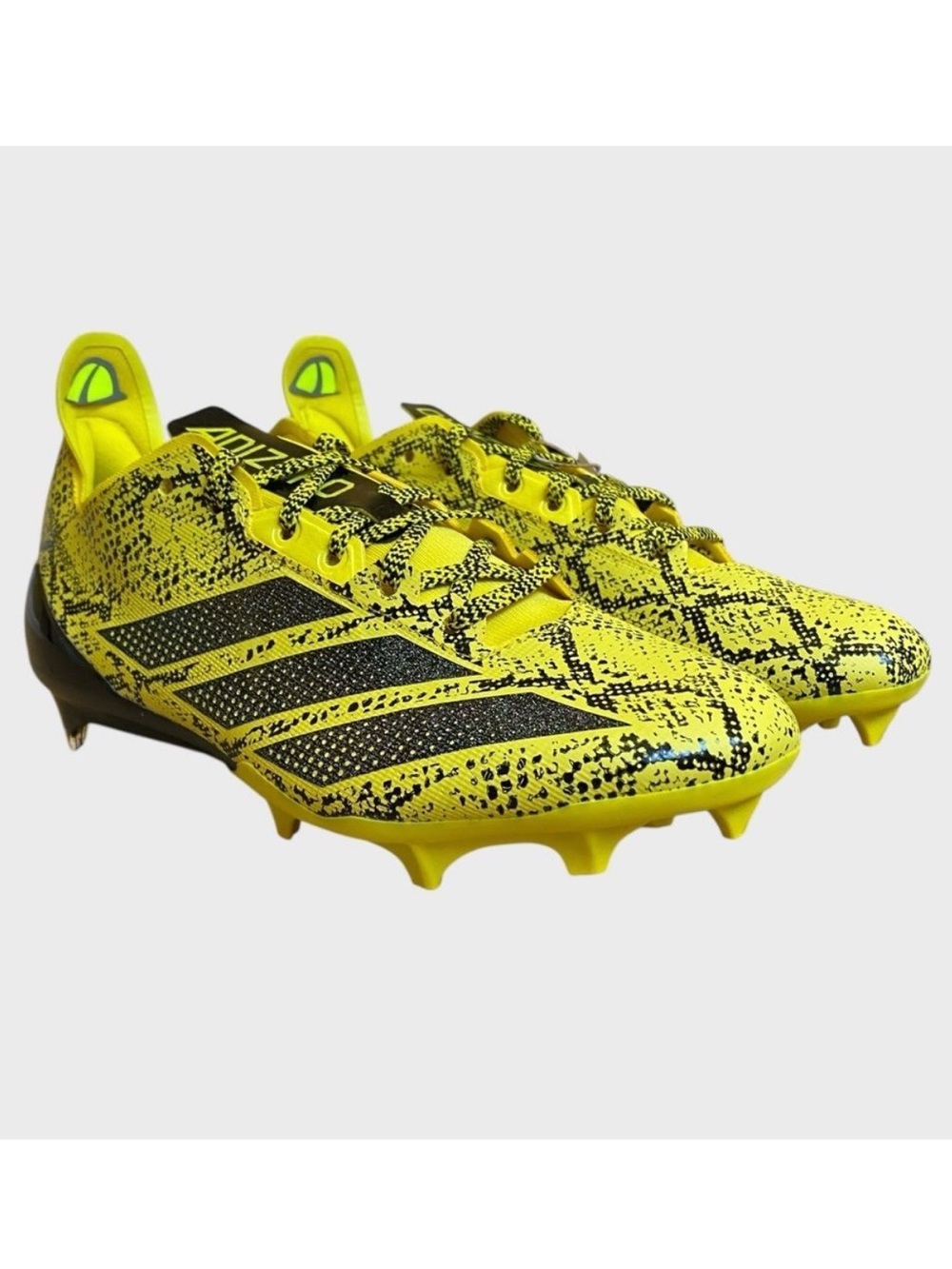 NEW Adidas Adizero Electric II Exotic Speed Football Cleats Men's Sz 8.5 Yellow